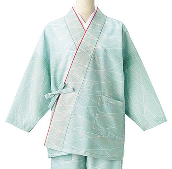 茶衣着・上着(日本製)ライトブルー