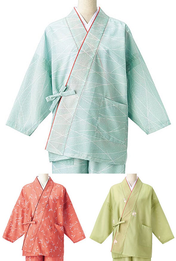 【夏用】茶衣着・上着(日本製)（女性用） [SRV-SODL-1859]