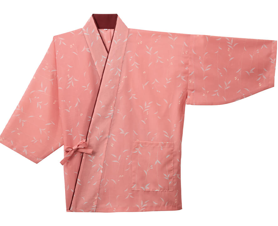 茶衣着サーモンピンクの平置き写真