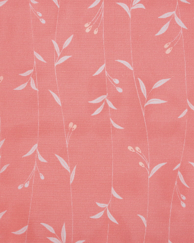 和柄サーモンピンクの柄アップ写真