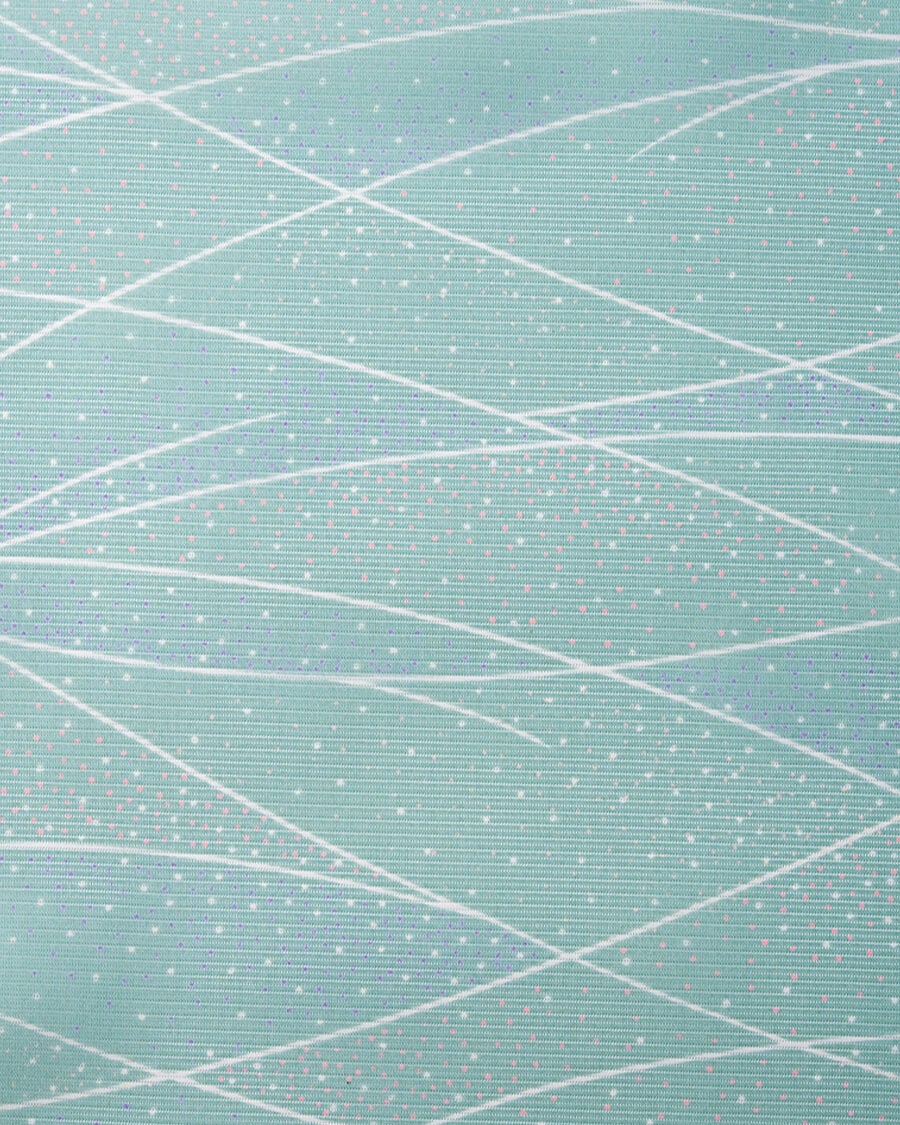 ライトブルーの柄アップ写真