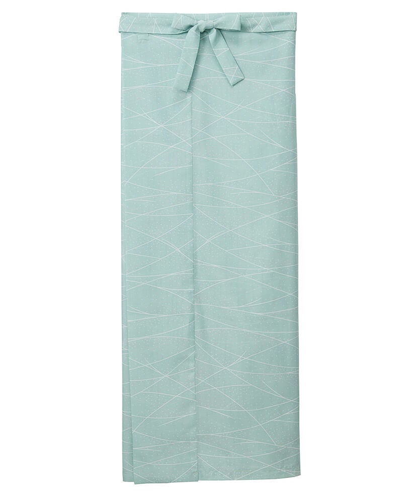 茶衣着スカート：ライトブルー