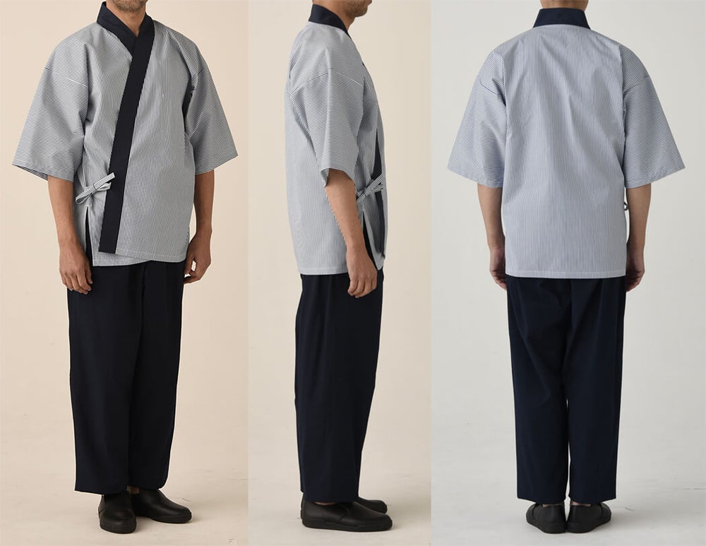 作務衣の着用写真