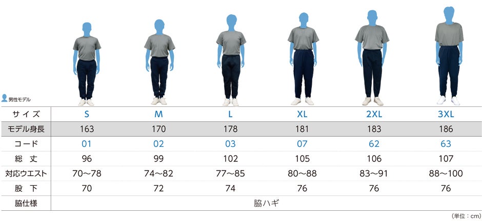 サイズ表